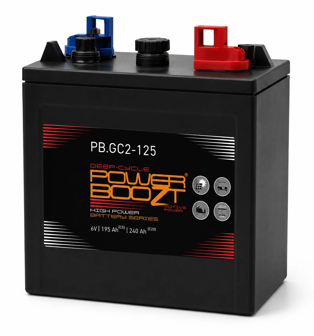 POWERBOOZT GC2 125 240Ah Deep Cycle Battery
