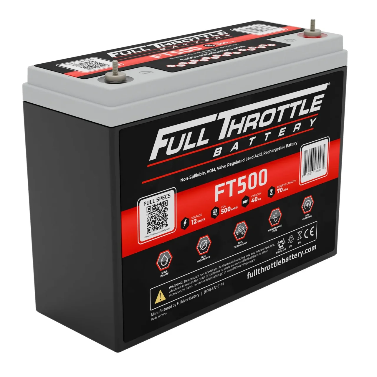 FULLRIVER FT500 AGM 12V 40Ah Startaccu