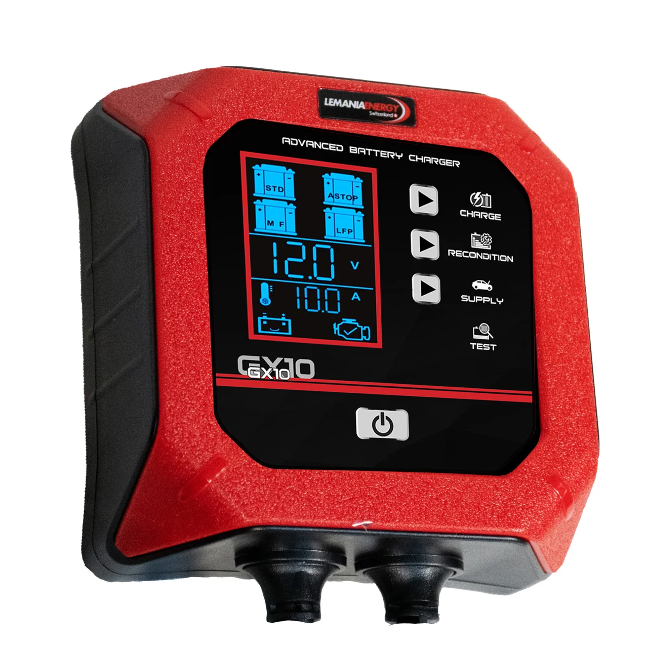 LEMANIA 12V 10A Chargeur Intelligent