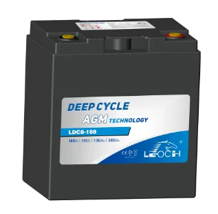 LEOCH 8V 188Ah Stationair Accu