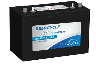 LEOCH LDCL AGM 12V 118Ah Zyklenfeste Batterie