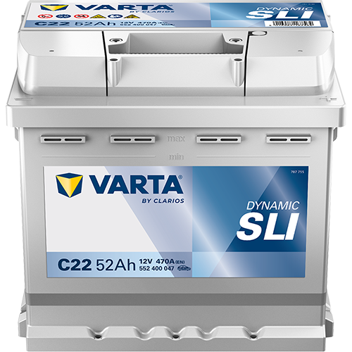 VARTA Dynamic SLI 12V 52Ah Startaccu