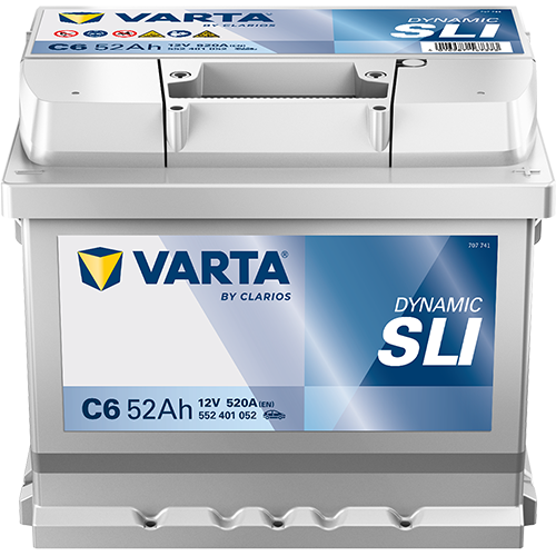 VARTA Dynamic SLI 12V 52Ah Startaccu