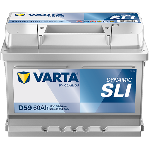 VARTA Dynamic SLI 12V 60Ah Startaccu