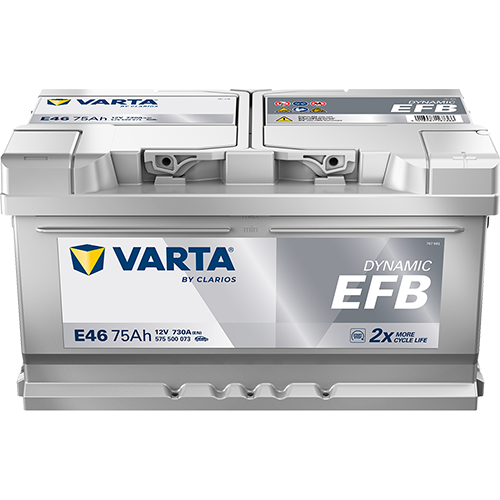 VARTA Dynamic EFB 12V 75Ah Start-Stop Accu