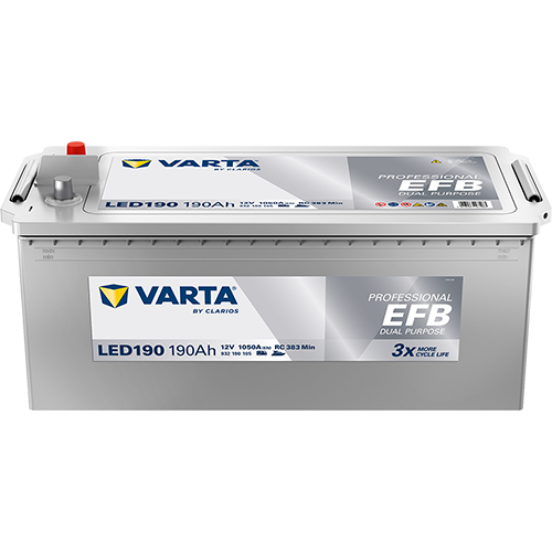 VARTA Professional EFB 12V 190Ah Start-Stop Battery