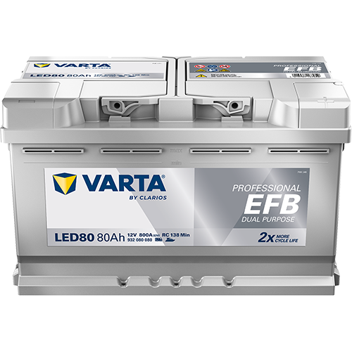 VARTA Professional EFB 12V 80Ah Start-Stop Accu