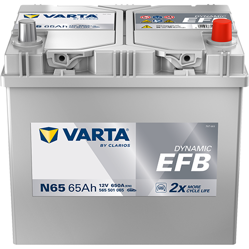 VARTA Dynamic EFB 12V 65Ah Start-Stop Accu